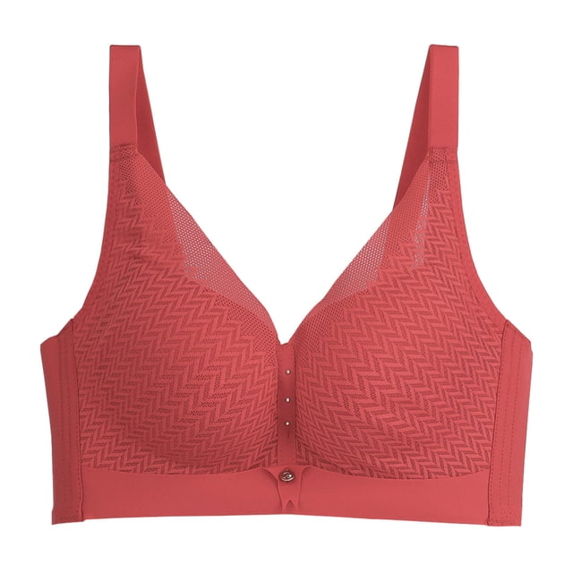 XZNGL Fashion Comfortable Womans Lace Beauty Back Solid Strap Wrap Plus Size Bra