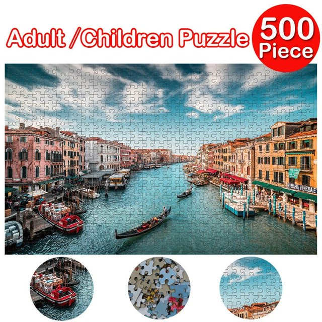 LEEYNEER Adults Puzzles 500 Piece Large Puzzle Game Interesting Toys Personalized Gift