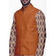 thumbnail image 4 of Atasi Ensemble Kurta Pyjama Ethnique Classique à Manches Longues Imprimé pour Hommes Tenue Décontractée, 4 of 5