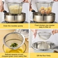 thumbnail image 4 of BMYJ Stainless Steel Fry Basket with Handle,Round Wire Fry Basket Fryer Strainer for Frying,Round Wire Mesh Fry Basket with Stainless Steel Handle,for Chips,Onion Rings (2 Size Options), 4 of 9