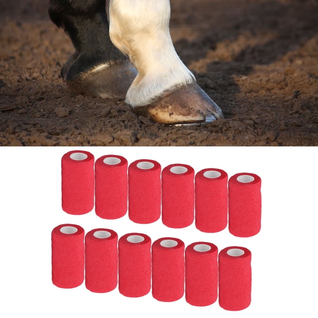 Bandage Enveloppant en Latex Élastique Auto-Adhésif pour Vaches Chiens Chevaux