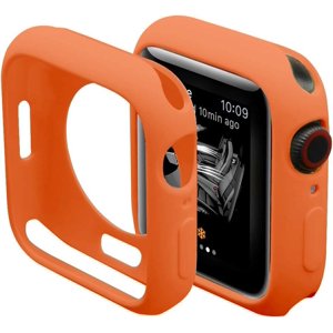XiHAMA Ultra Thin Soft TPU Bumper Case Compatible with iWatch Apple Watch Series SE 6/5/4