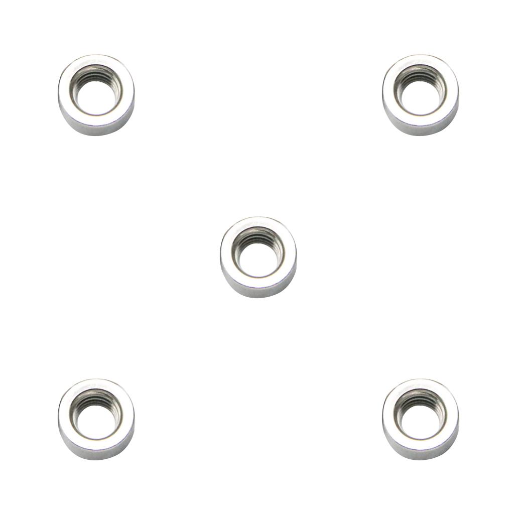 Langgg Stainless Steel CLS M4 M5 M6 M8 Self-Clinching Nut Fine Galvanized Swage Rivet Industrial Nuts Metric Thread Hardware M6-0 5Set