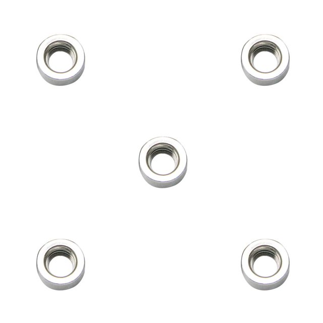 Langgg Acier Inoxydable CLS M4 M5 M6 M8 Écrou Auto-Clinching Fine Galvanisé Rivet à Écrous Industriels Métriques Filetage Matériel M6-0 5Set