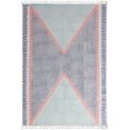 thumbnail image 1 of Casavani Eco friendly Dining Area Garden Rug, Blue 4x4 feet, 1 of 6
