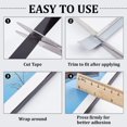 thumbnail image 4 of EIGTHTAIL 3/4 Inch x 65.6ft Bookbinding Repair Tape Black Fabric Tape Adhesive Duct Tape Safe Cloth Library Book Seam Sealing Craft Tape for Bookbinders Hinging Sofa Cord Cable Webbing Re, 4 of 7