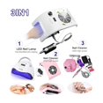 thumbnail image 2 of Multifunctional 35000RPM Electric Nail File Manicure Machine Vacuum Cleaner 48W UV LED Nail Lamp Quickly Dry All Nail Polish, 2 of 6