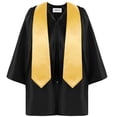 thumbnail image 4 of MIASHUI Preschool Kindergarten Graduation Gown Cap Set with Tassel and Graduation Sash,Black,8-10 Years, 4 of 9