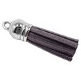 thumbnail image 4 of tredstone 28 Pieces Keychain Charms Creative Delicate Keyring Pendant Tassels Simple Handbag Decor Tassel Craft Decoration DIY Accessory Dark grey, 4 of 8