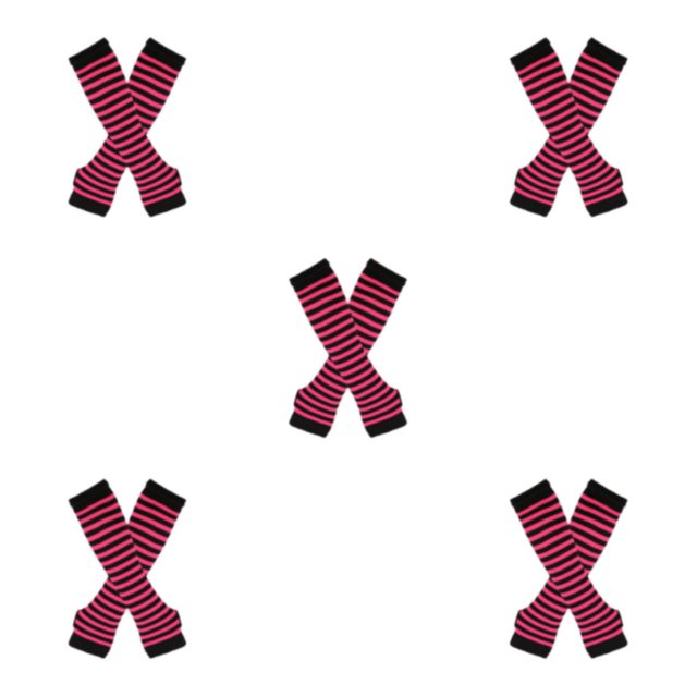 Decodeary Experience Comfort Like Never Before Over Knee Socks M Wide Application rose red and black 5Set
