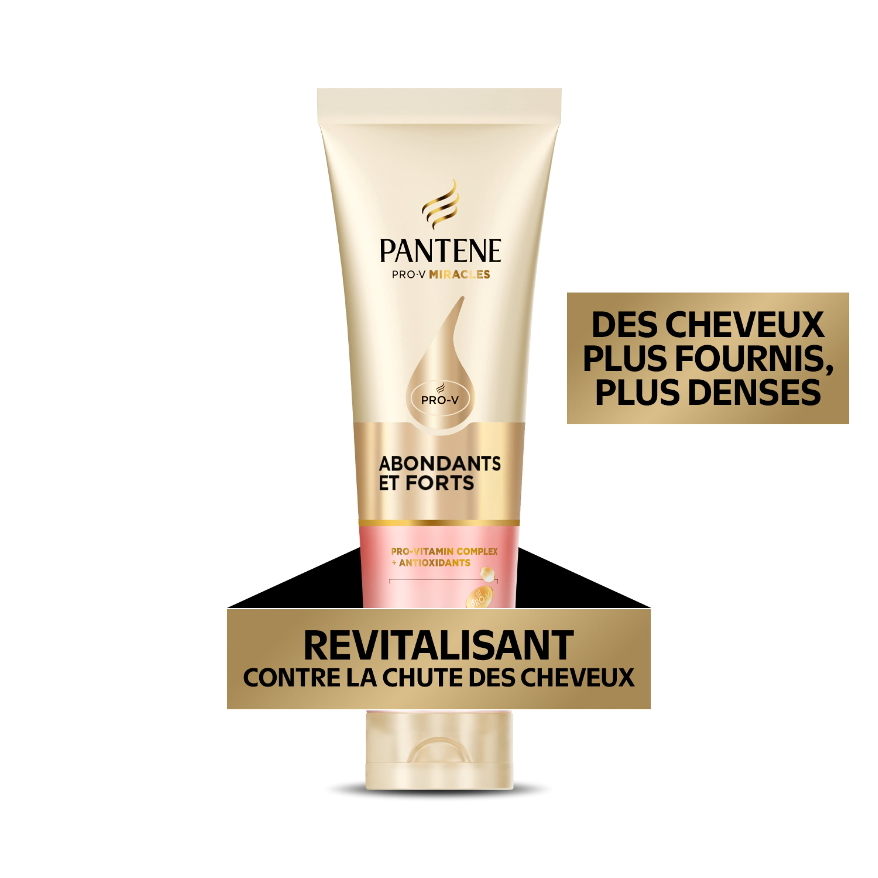 Revitalisant Pantene Pour Cheveux Abondants et Forts, Renforce Les Cheveux De La Racine À La Pointe, Complexe De Pro-Vitamine B5 et Antioxydants, 237 mL