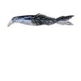 thumbnail image 1 of weibbin Mino Fish Road Ya Bicolore Multi Poisson Appât Souple Multicolore Multi Taille Ciseaux Queue de Poisson Faux Appât Appât Souple, 1 of 5
