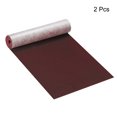 thumbnail image 3 of Unique Bargains Self-Adhesive Velvet Patches Repair Patches Brown 58'x8' 2 Pack, 3 of 5