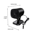 thumbnail image 2 of EGNMCR Car Heater Small Defrost And Defog Car High Power Heater Car Heater Heater fan, 2 of 5