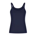 thumbnail image 1 of Yuyuzo Plus Size Tank Tops for Women Ribbed Knit Sleeveless Crop Tops Round Neck Slim Fitted Soft Base Layer Camis Tees, 1 of 5