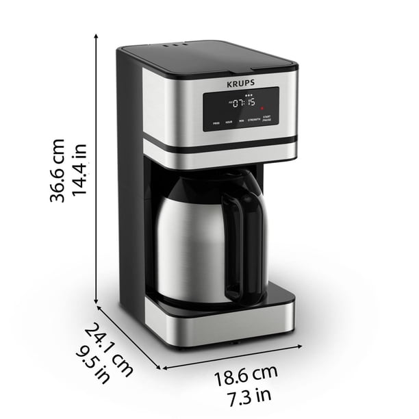KRUPS Simply Brew Filter Coffee Maker, 14 Cups, Thermal - Walmart.ca
