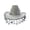 Silver, variant on AJGRHE Western Hats for Women Men Sparkly Cowgirl Hat Wide Brim Felt Cowboy Hats Disco Party Music Hat Black One Size