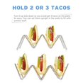 thumbnail image 2 of Thinson Taco Holder Taco Stand Stainless Steel Rustproof Rack Bracket Tray Style for Baking Dishwasher, 2 of 7