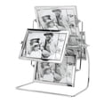 thumbnail image 2 of Metal + Glass Metal Photo Picture Frame Metal Photo Frame Rotating Photo Frame Photo Frame Living Room for Family for Wedding Party Friends, 2 of 7
