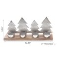 thumbnail image 2 of Christmas Metal Star Tree 4 Tealight Holder, 2 of 3