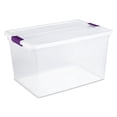 thumbnail image 1 of Sterilite Bac de Rangement ClearView de 66 Pintes avec Couvercle à Loquet, (Lot de 18), 1 of 10