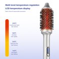 thumbnail image 3 of Heated Round Brush with Infrared for Styling and Straightening, 2-in-1 Thermal Styling Comb with Adjustable Heat for Volumizing Roots and Creating Smooth Finishes,Infrared constant temperature, 3 of 5