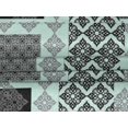 thumbnail image 5 of oneOone Velvet Baby Blue Fabric Block Craft Projects Decor Fabric Printed By The Yard 58 Inch Wide, 5 of 5