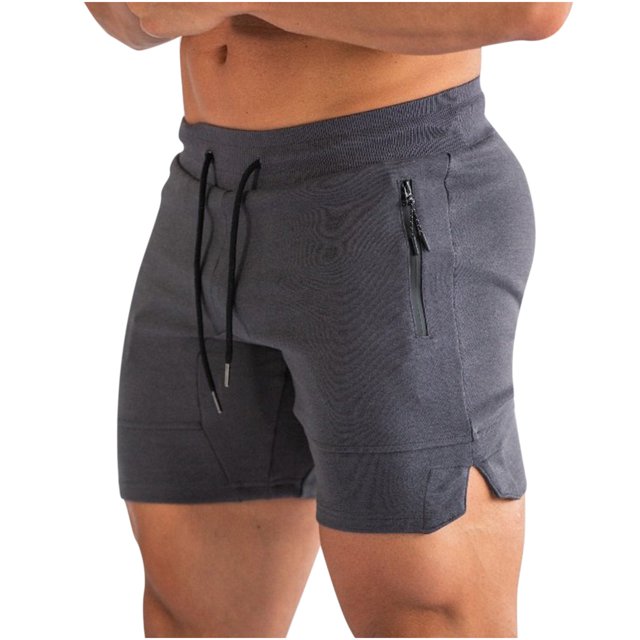 Running Shorts men Solid Breathable Fitness Sports Quick Dry Running Training Pants Shorts
