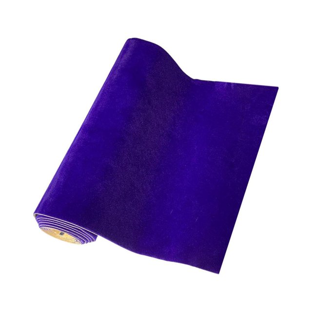 Decodeary Elegant Flannel Fabric Peel Sticker Paper Liner for Costumes Delicate and Charming Blue 15.75 Inchx58.27 Inch 1Set