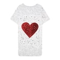 thumbnail image 4 of UPPADA Robe T-Shirt Décontractée d'Été pour Femme Grande Taille Sans Manches Évasée avec Poches Col Ras du Cou Plissée Robe Débardeur Coupe Ample Boho Plage Robes d'Été Multicolore, TG, 4 of 5