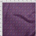 thumbnail image 4 of oneOone Polyester Spandex Blue Fabric Floral Sewing Material Print Fabric By The Yard 56 Inch Wide, 4 of 4