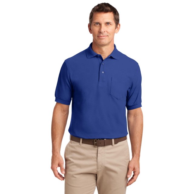 Port Authority Men's Silk Touch Polo with Pocket. K500P