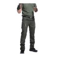 thumbnail image 1 of Pantalon Cargo Tactique pour Homme, Pantalon de Travail Imperméable avec Multiples Poches, Coupe Régulière, 1 of 10