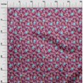 thumbnail image 2 of oneOone Viscose Chiffon Fabric Dot & Flower Floral Decor Fabric Printed BTY 42 Inch Wide, 2 of 4