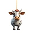 thumbnail image 1 of Meitianfacai Cute Cow Car Pendant Home Tree Decoration, Christmas Tree Ornament, Home Decor 1PC, 1 of 1