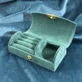 thumbnail image 1 of Bead Velvet Travel Portable Arched Small Jewelry Box Jewelry Storage Box Fashion Jewelry Packaging Box, 1 of 1