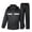 Black, variant on Gaexia Men's Rain Suit Lightweight High Visibility Reflective Safety Jacket, Lightweight Rain Gear, Waterproof Rain Jacket with Pants
