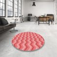 thumbnail image 4 of Ahgly Company Machine Washable Indoor Rectangle Transitional Light Coral Pink Area Rugs, 5' x 7', 4 of 7