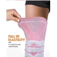 thumbnail image 4 of 2pcs Ultra Knee Compression Sleeve - Professional Knee Brace  Elastic Knee Wraps Patella Stabilizer with Silicone Gel Spring Support  Knee Support Non-slip for Men Women, 4 of 7