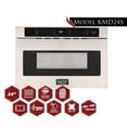 thumbnail image 2 of KUCHT Professional 24 in. 1.2 cu. ft. Built-In Microwave Drawer in Stainless Steel with Sensor Cooking, 2 of 10