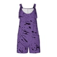 thumbnail image 4 of Penkiiy Combinaison Décontractée Sans Manches pour Femme, Polyester, Violet, G, 4 of 6