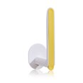 thumbnail image 2 of Storage Hanger L Shape Plastic Wall Mounted Towel Holder Self-adhesive Waterproof Paper Roll Organizer, Yellow, 2 of 9