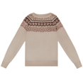 thumbnail image 4 of 2025 Chandail Jacquard Rétro Coloré à Enfiler Hommes Chemise Tricotée pour Femmes Chandails Graphiques pour Hommes Porter Chandail à Enfiler pour Longs Chandails Doux Femmes, 4 of 5