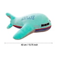 thumbnail image 3 of Jouet en Peluche Avion de Simulation 40 cm Grande Taille - Coussin Dorsal Doux pour Dormir, 3 of 4