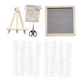 thumbnail image 3 of Tnarru Letter Board Desk Ornament, Changeable Message Board with Letters Numbers & Symbols for Restaurant Hotel Farmhouse Decor Gray, 3 of 8