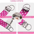 thumbnail image 4 of 60pcs/set Keychain Hardware Set Assorted Color Key Fob Practical Hardware Kit Keychain Hardware Set for Homemade Handmade DIY, 4 of 9