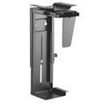 thumbnail image 3 of MotionGrey Under Desk Computer Mount CPU, Under Desk PC Mount, PC Holder adjustable height Swivelling 360 for PC Mount tower - Black, 3 of 7