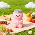 thumbnail image 4 of Plastic Cups Disposable Bear Milk Tea Cup Disposable Plastic Cup with Lid Plastic Disposable Cups with Lids, 4 of 4