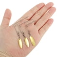 thumbnail image 4 of Unique Bargains 40Pcs Fishing Spinnerbait Wire with Blade, Small-sized Willow Leaf, 4 of 5