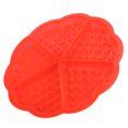 thumbnail image 4 of DIY Waffle Mold Reusable Silicone Muffin Cake Mould Baking Utensil Kitchen Accessory(5Grid HeartShape ), 4 of 12
